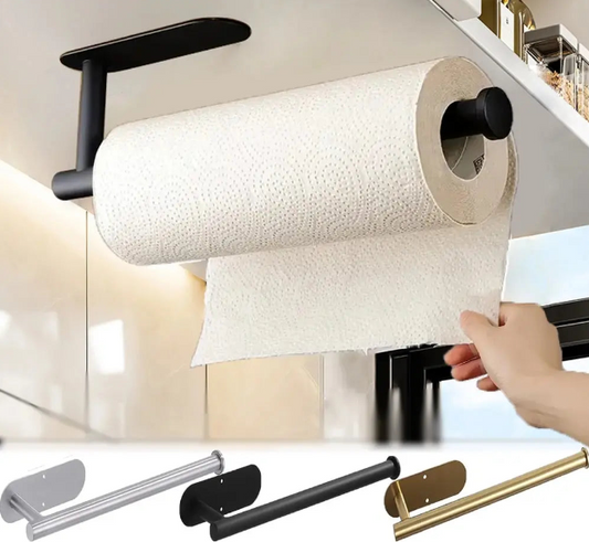 Portarrollos de Cocina Adhesivo Multifunción